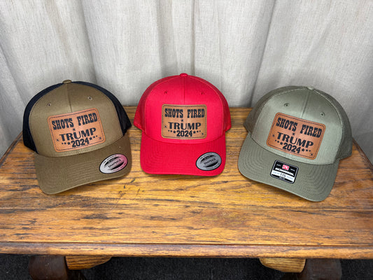 Shots Fired Trump 2024 Hat